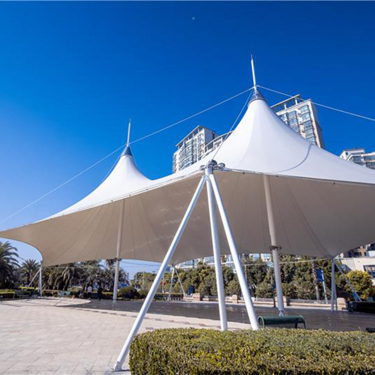 黄石膜结构景观棚