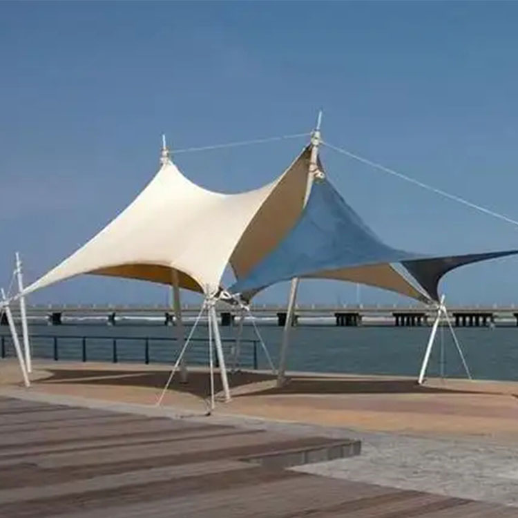 黄石膜结构景观棚