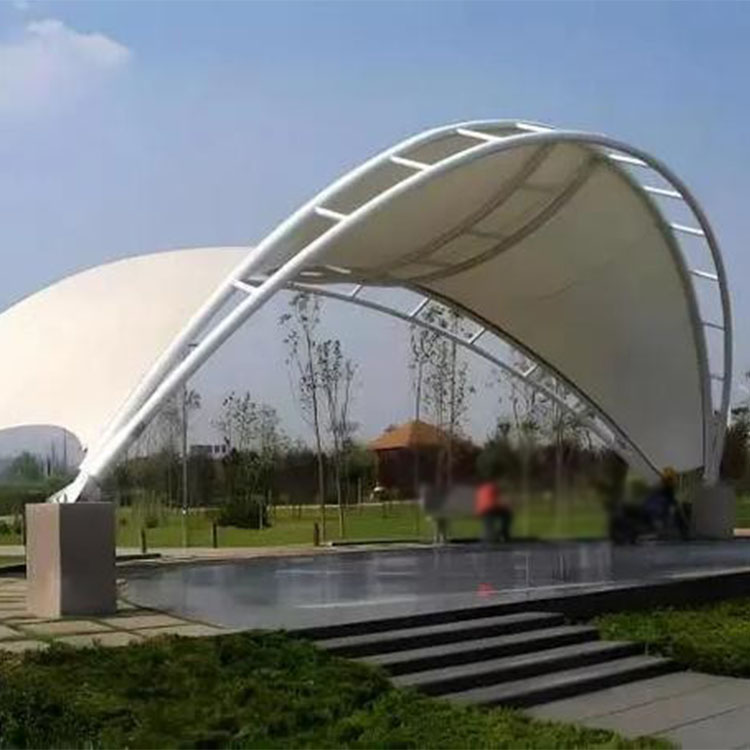 黄石膜结构景观棚