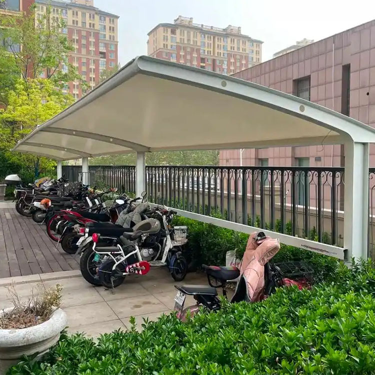 黄石膜结构电动车棚