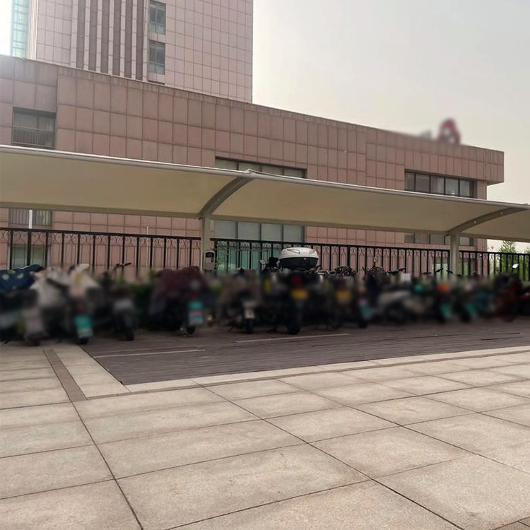 黄石膜结构电动车棚